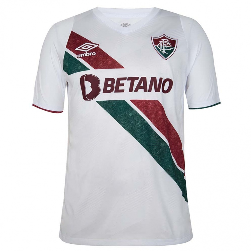 Kids Football Luiz Turatto #0 White Green Maroon Away Jersey 2024/25 T-Shirt Australia