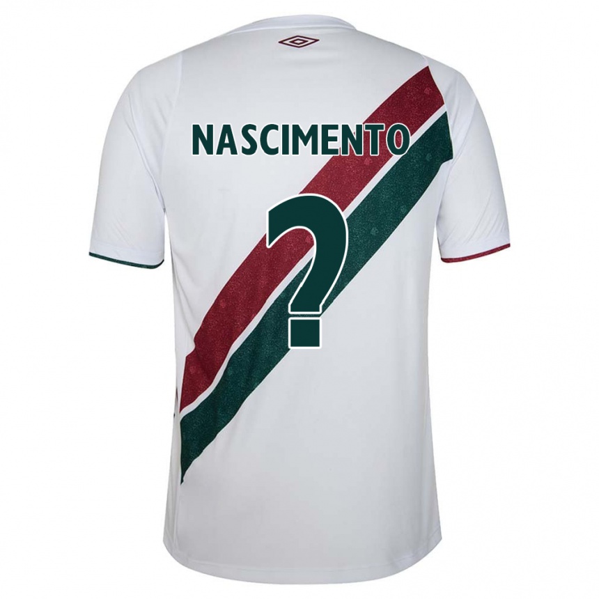 Kids Football Hiago Nascimento #0 White Green Maroon Away Jersey 2024/25 T-Shirt Australia