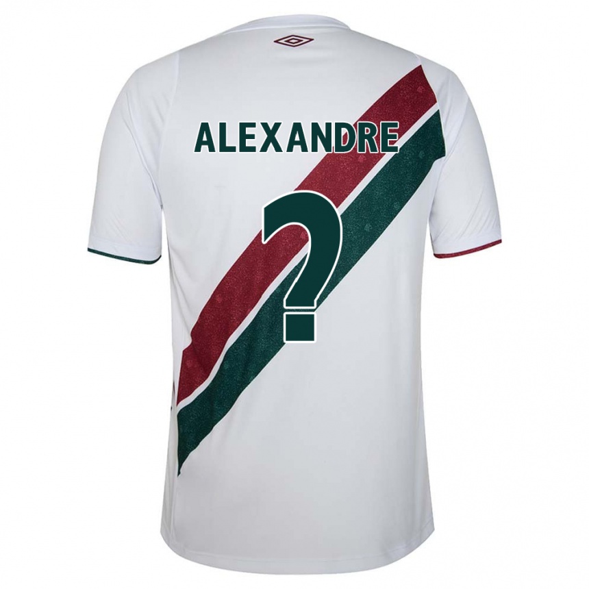 Kids Football Alexandre #0 White Green Maroon Away Jersey 2024/25 T-Shirt Australia