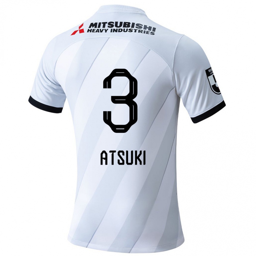 Kids Football Atsuki Ito #3 White Grey Away Jersey 2024/25 T-Shirt Australia