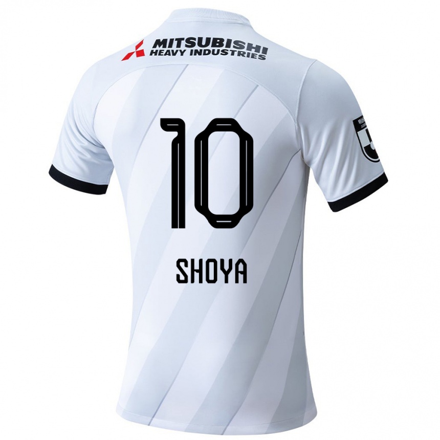 Kids Football Shoya Nakajima #10 White Grey Away Jersey 2024/25 T-Shirt Australia