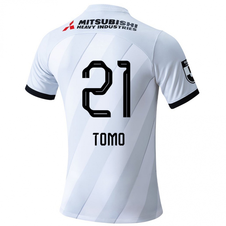 Kids Football Tomoaki Okubo #21 White Grey Away Jersey 2024/25 T-Shirt Australia