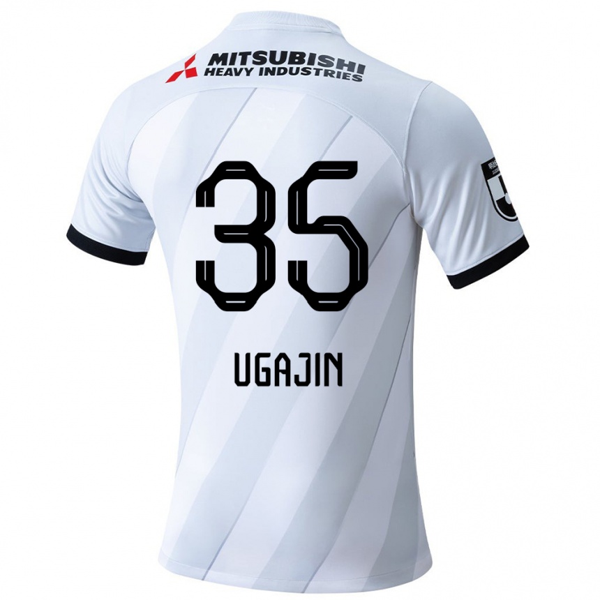 Kids Football Tomoya Ugajin #35 White Grey Away Jersey 2024/25 T-Shirt Australia