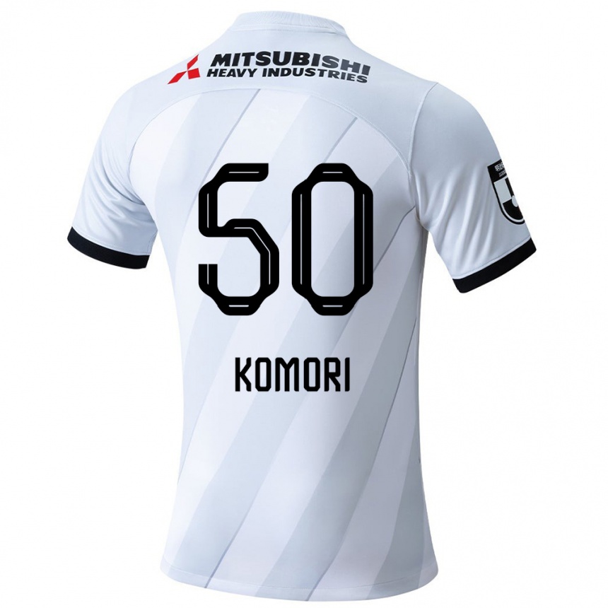 Kids Football Haruki Komori #50 White Grey Away Jersey 2024/25 T-Shirt Australia