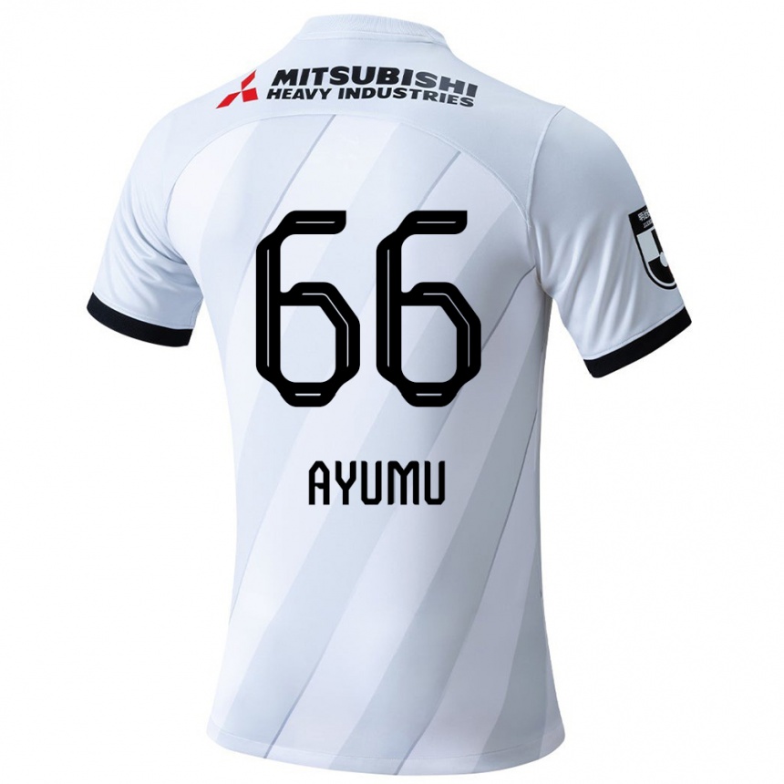 Kids Football Ayumu Ohata #66 White Grey Away Jersey 2024/25 T-Shirt Australia