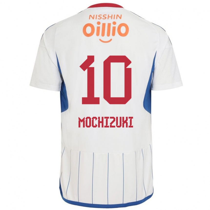 Kids Football Kohei Mochizuki #10 White Blue Red Away Jersey 2024/25 T-Shirt Australia