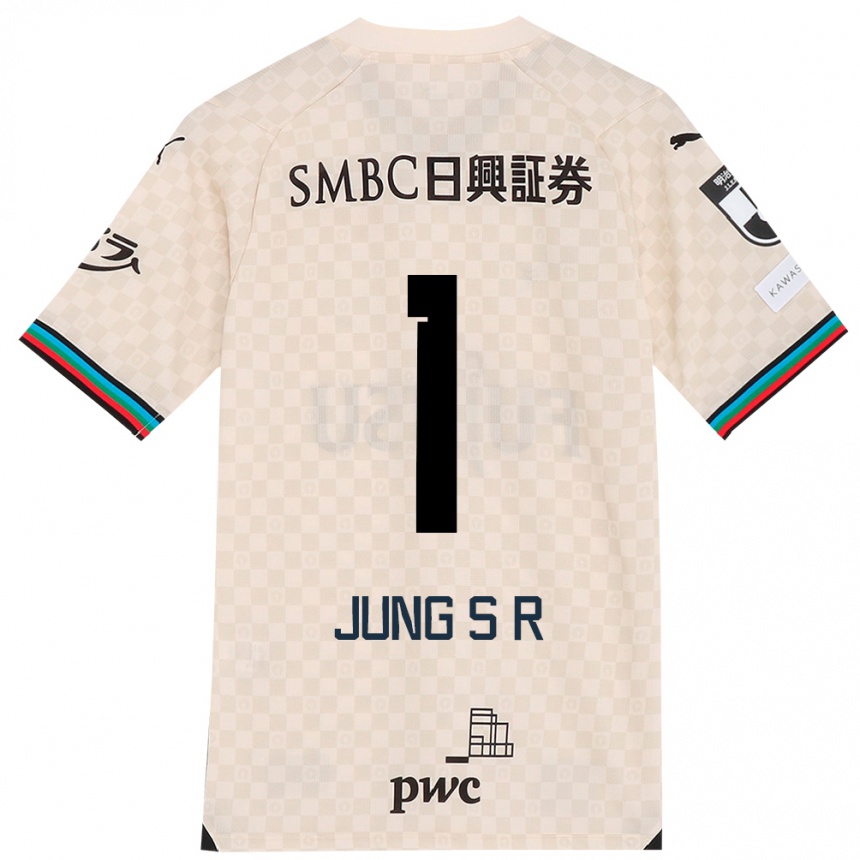 Kids Football Sung-Ryong Jung #1 White Gray Away Jersey 2024/25 T-Shirt Australia