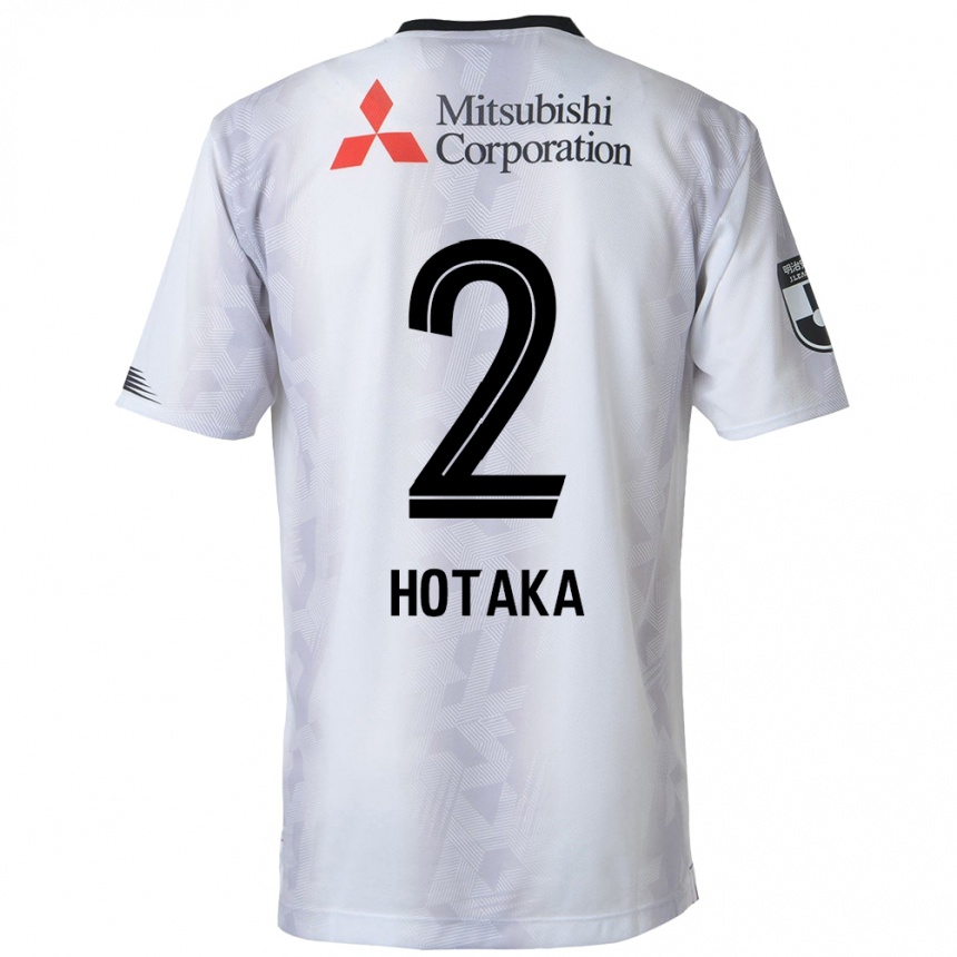 Kids Football Hotaka Nakamura #2 White Black Away Jersey 2024/25 T-Shirt Australia