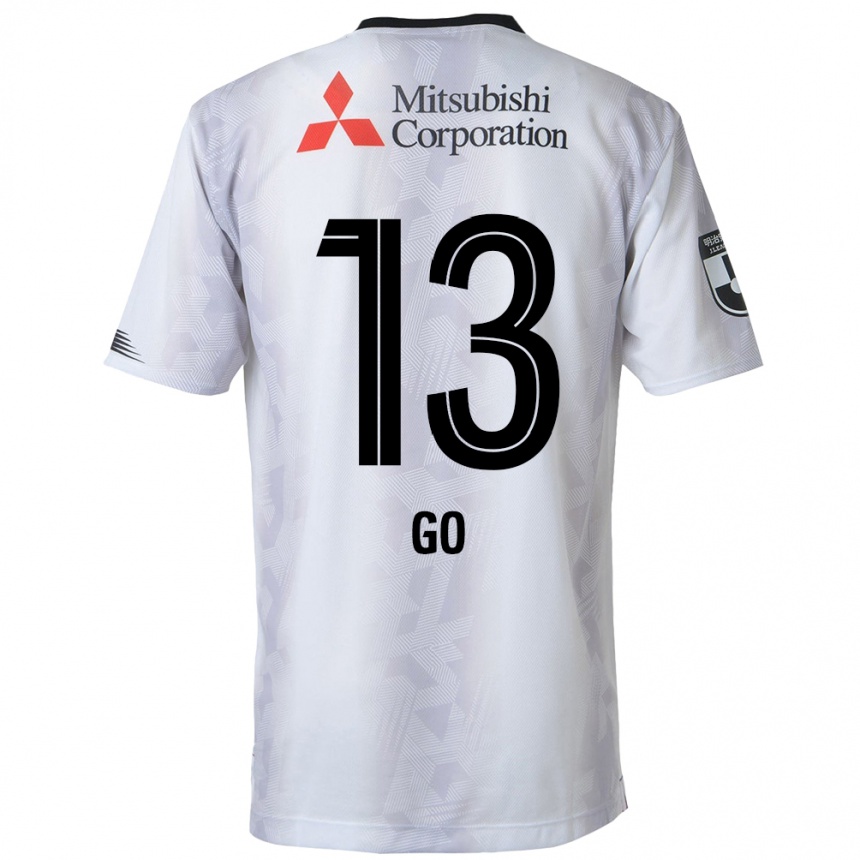 Kids Football Go Hatano #13 White Black Away Jersey 2024/25 T-Shirt Australia