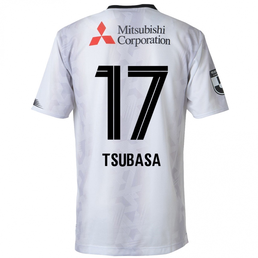 Kids Football Tsubasa Terayama #17 White Black Away Jersey 2024/25 T-Shirt Australia