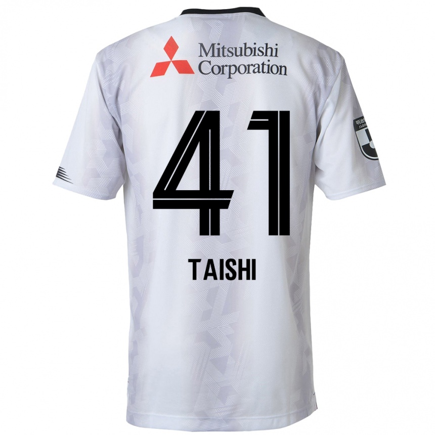 Kids Football Taishi Brandon Nozawa #41 White Black Away Jersey 2024/25 T-Shirt Australia