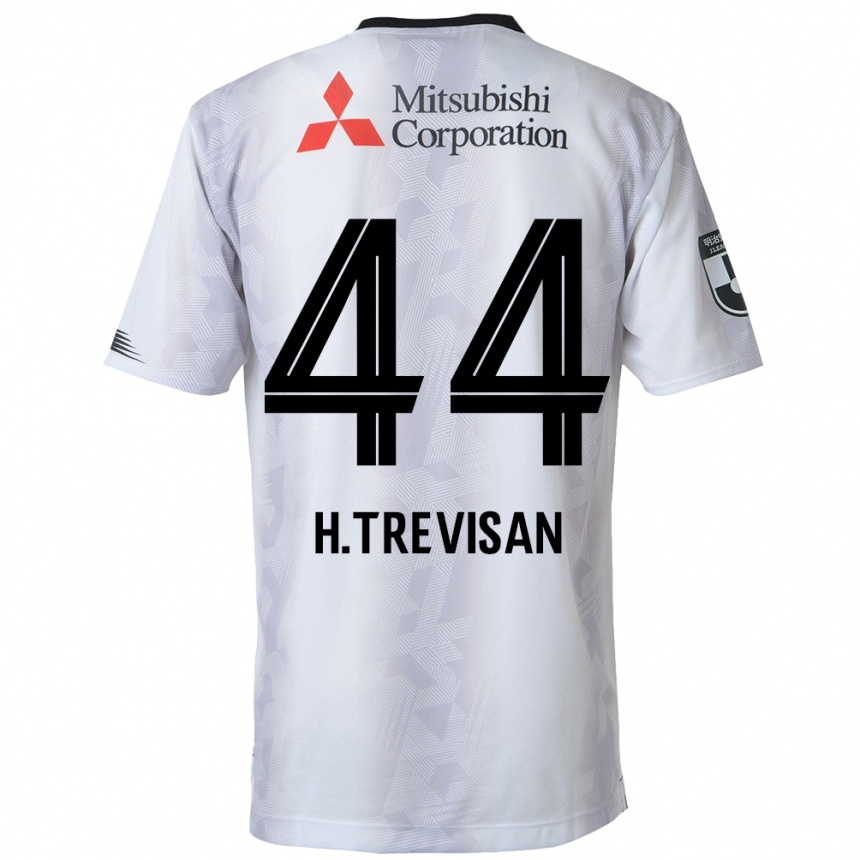 Kids Football Henrique Trevisan #44 White Black Away Jersey 2024/25 T-Shirt Australia