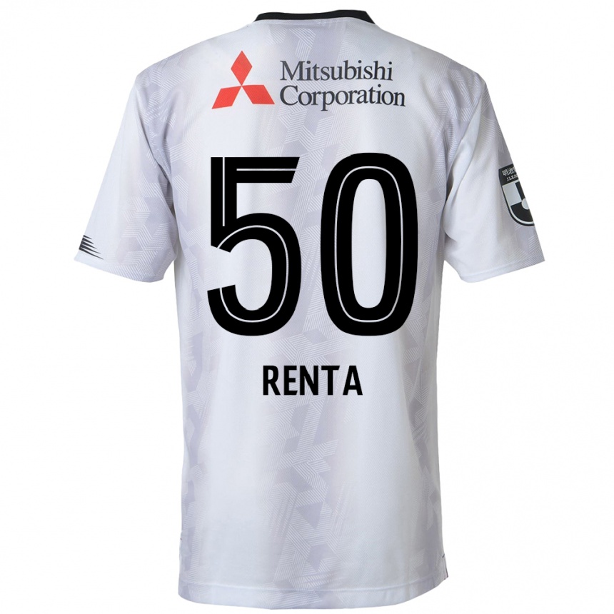 Kids Football Renta Higashi #50 White Black Away Jersey 2024/25 T-Shirt Australia