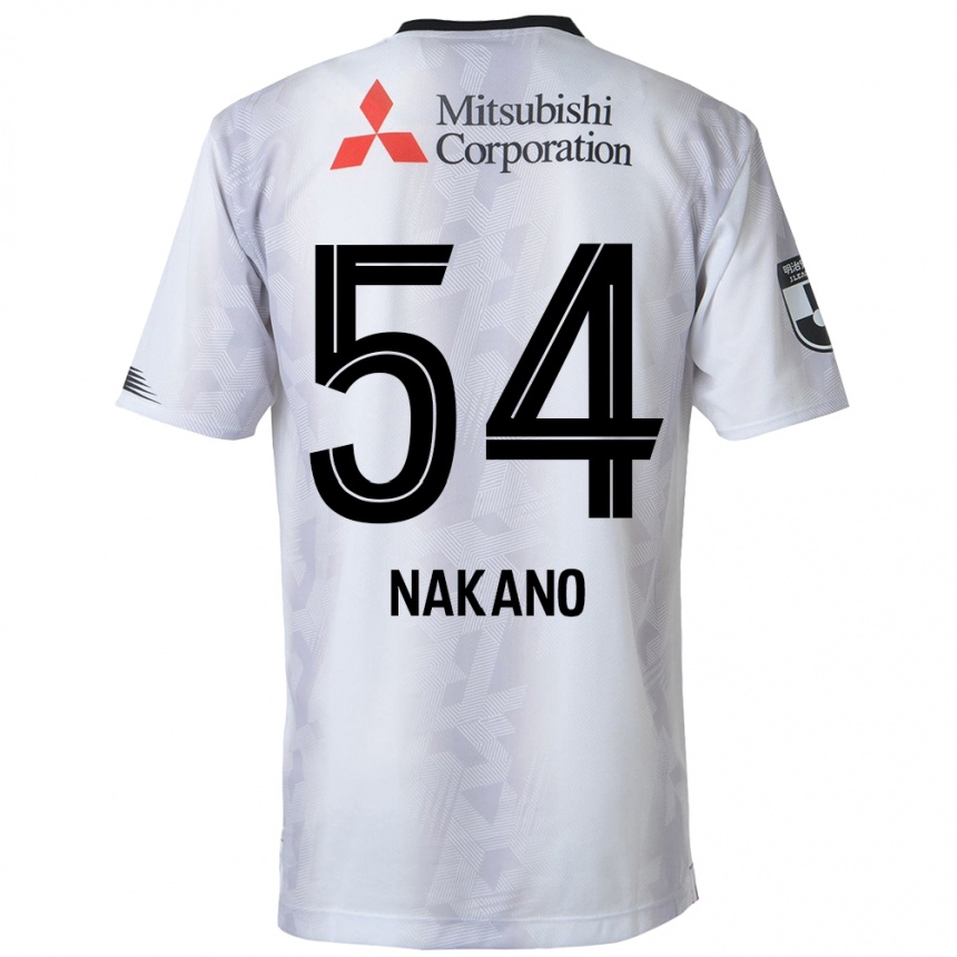 Kids Football Yui Nakano #54 White Black Away Jersey 2024/25 T-Shirt Australia