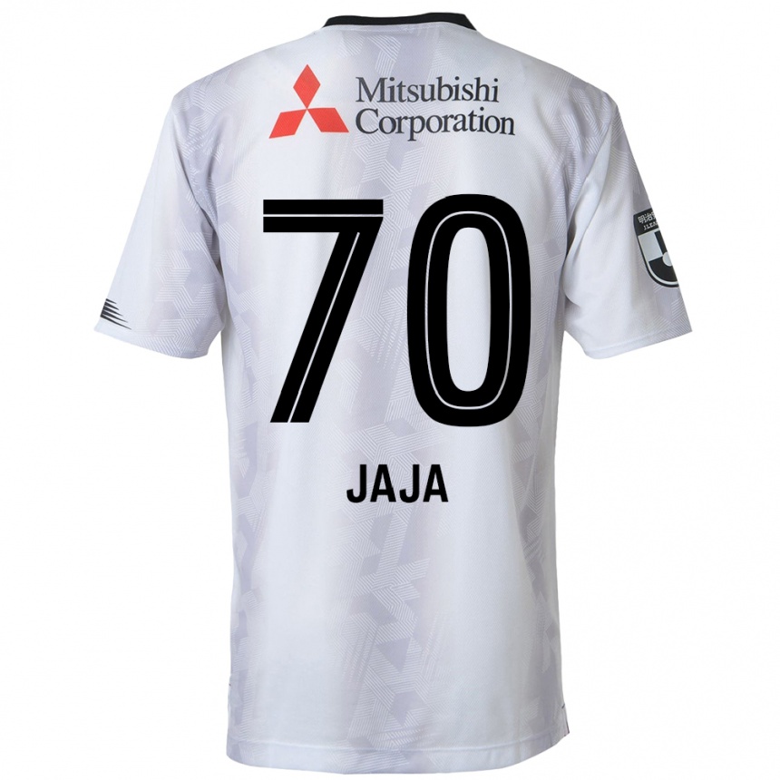 Kids Football Jája Silva #70 White Black Away Jersey 2024/25 T-Shirt Australia