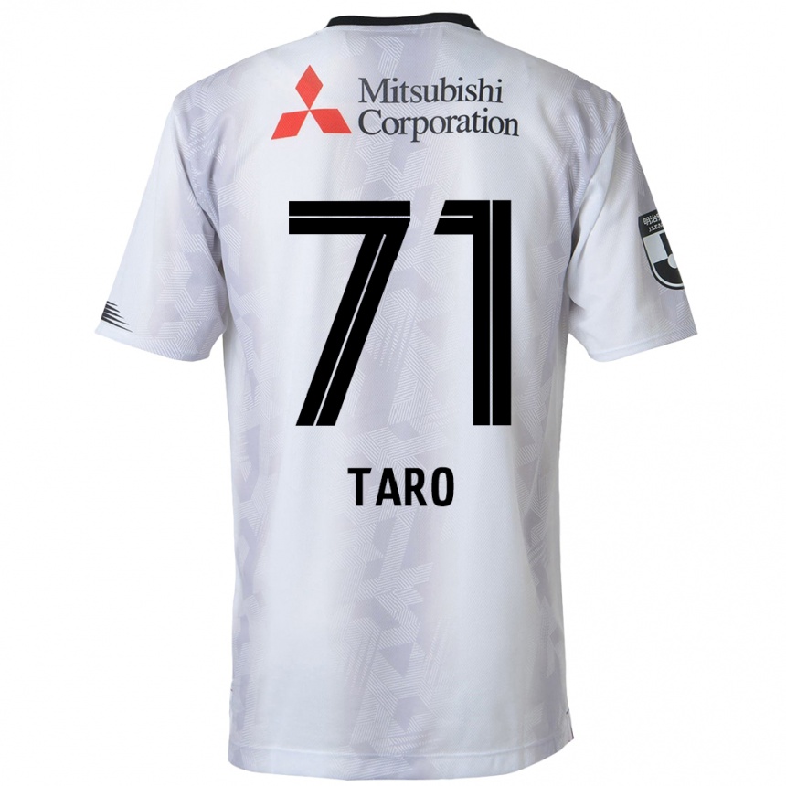 Kids Football Ryotaro Araki #71 White Black Away Jersey 2024/25 T-Shirt Australia