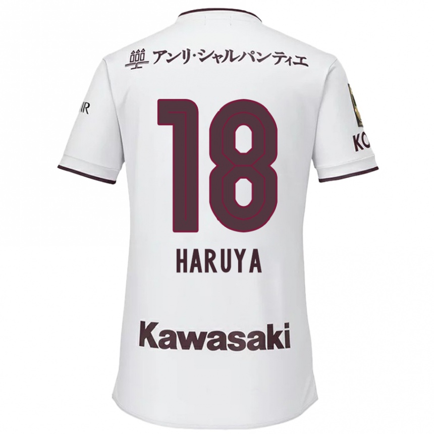 Kids Football Haruya Ide #18 White Red Away Jersey 2024/25 T-Shirt Australia