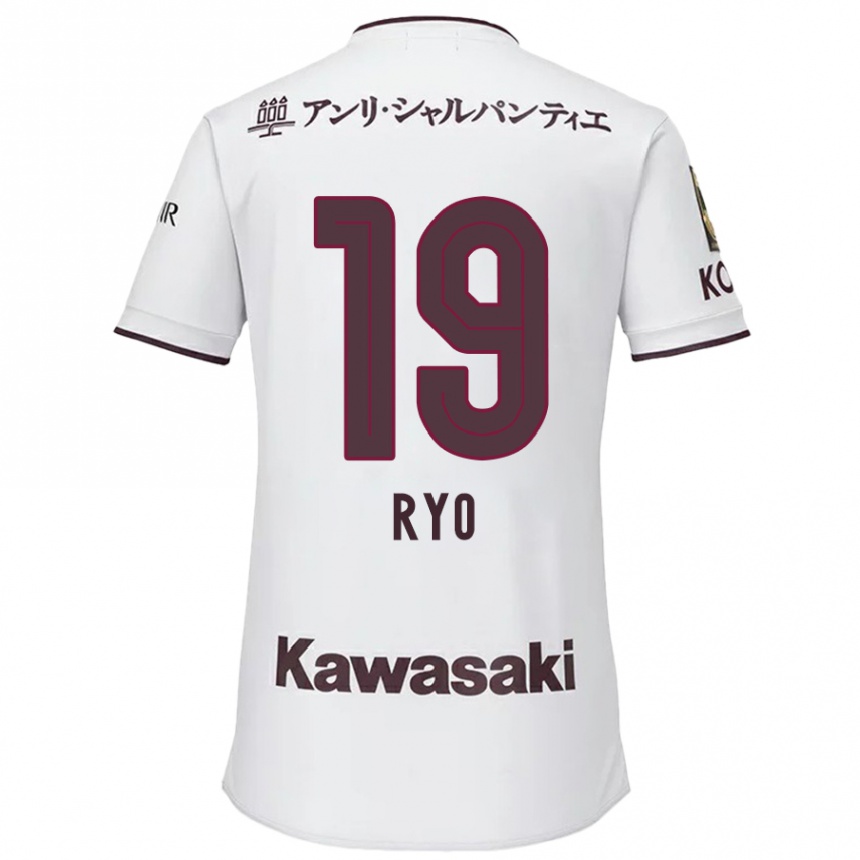 Kids Football Ryo Hatsuse #19 White Red Away Jersey 2024/25 T-Shirt Australia