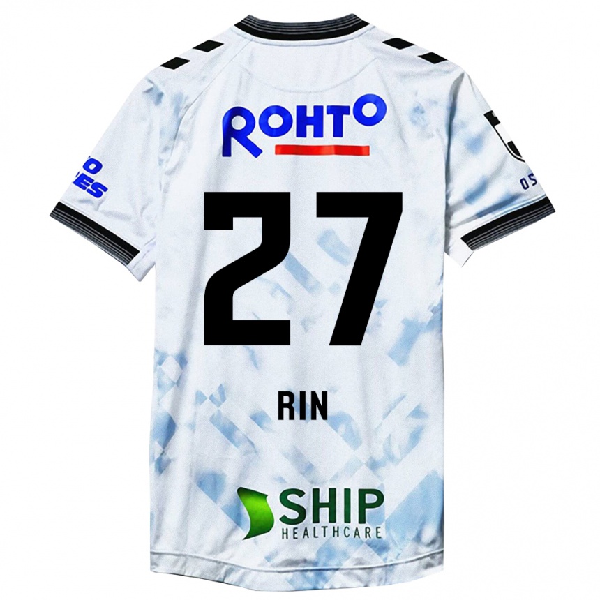 Kids Football Rin Mito #27 White Black Away Jersey 2024/25 T-Shirt Australia