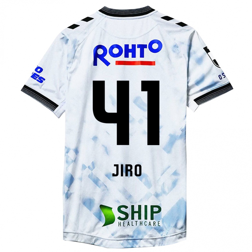 Kids Football Jiro Nakamura #41 White Black Away Jersey 2024/25 T-Shirt Australia