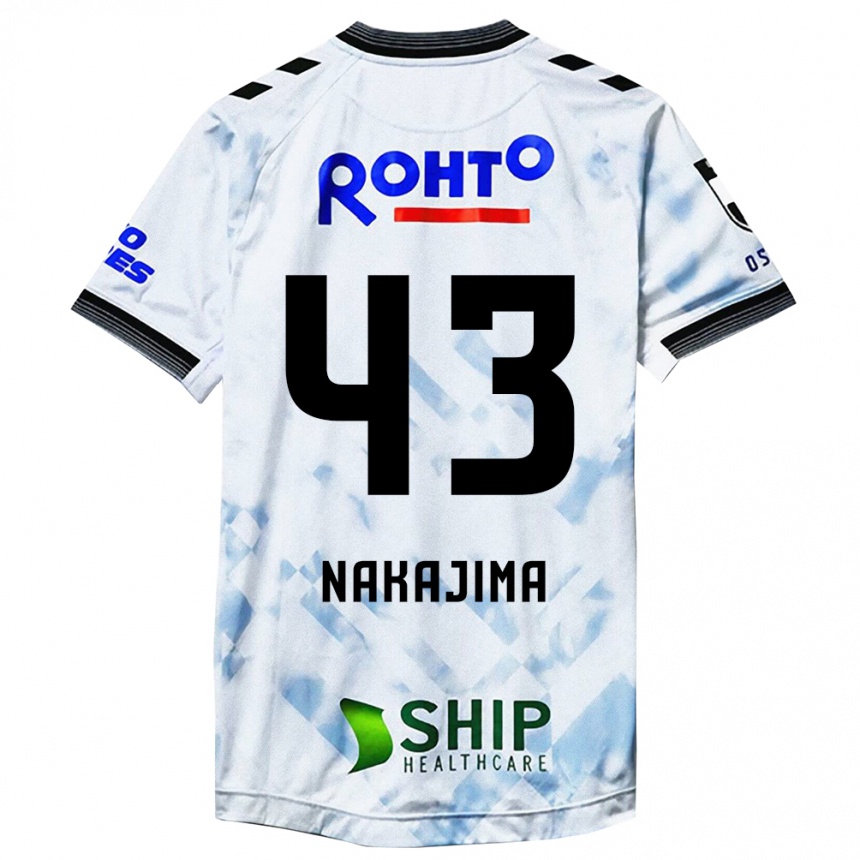 Kids Football Yugo Nakajima #43 White Black Away Jersey 2024/25 T-Shirt Australia