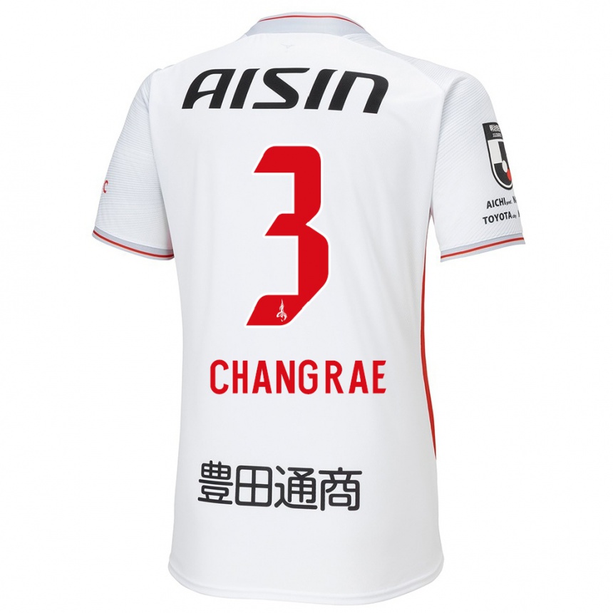 Kids Football Chang-Rae Ha #3 White Yellow Red Away Jersey 2024/25 T-Shirt Australia