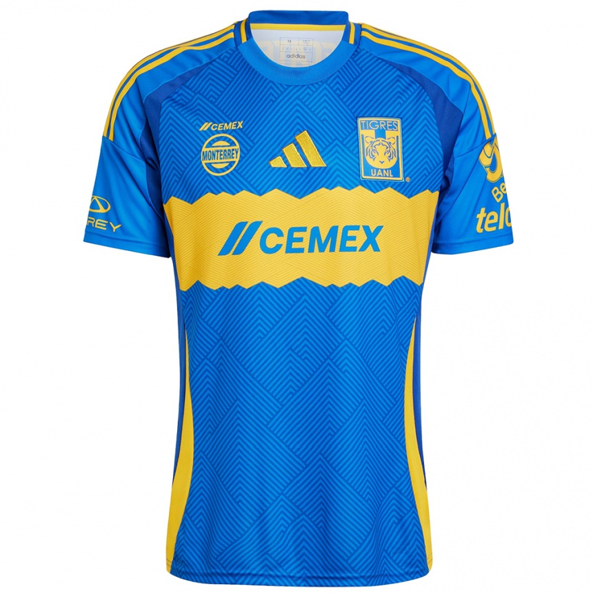 Kids Football Arturo Delgado #182 Blue Yellow Away Jersey 2024/25 T-Shirt Australia