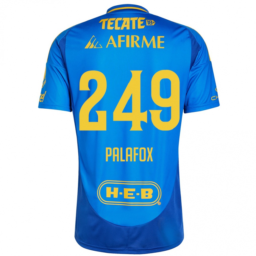 Kids Football José Palafox #249 Blue Yellow Away Jersey 2024/25 T-Shirt Australia