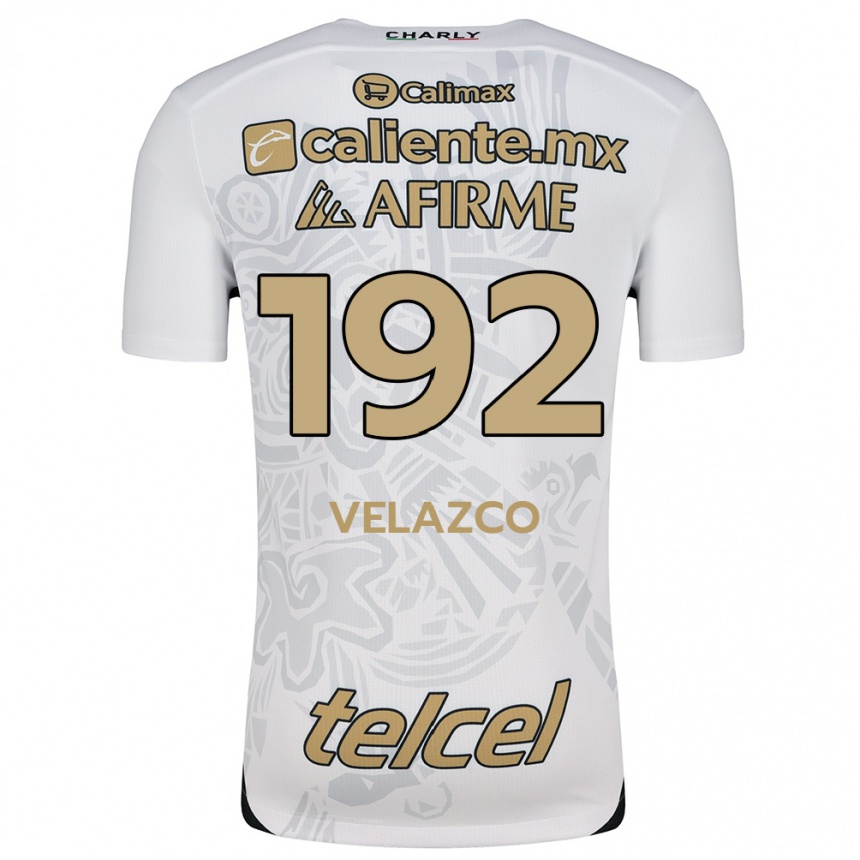 Kids Football Emiliano Velazco #192 White Black Away Jersey 2024/25 T-Shirt Australia