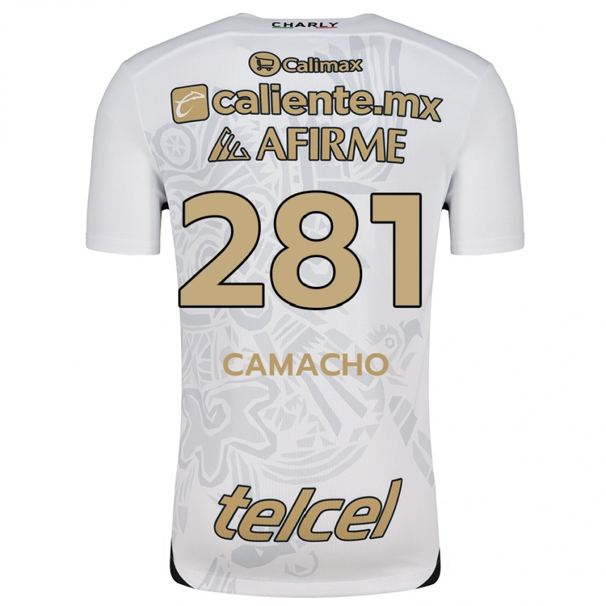 Kids Football Javier Camacho #281 White Black Away Jersey 2024/25 T-Shirt Australia