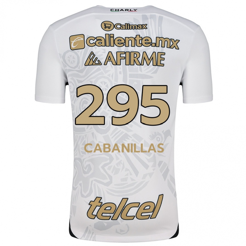 Kids Football Osvaldo Cabanillas #295 White Black Away Jersey 2024/25 T-Shirt Australia