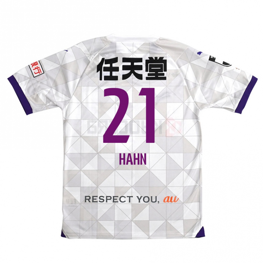 Kids Football Warner Hahn #21 White Purple Away Jersey 2024/25 T-Shirt Australia