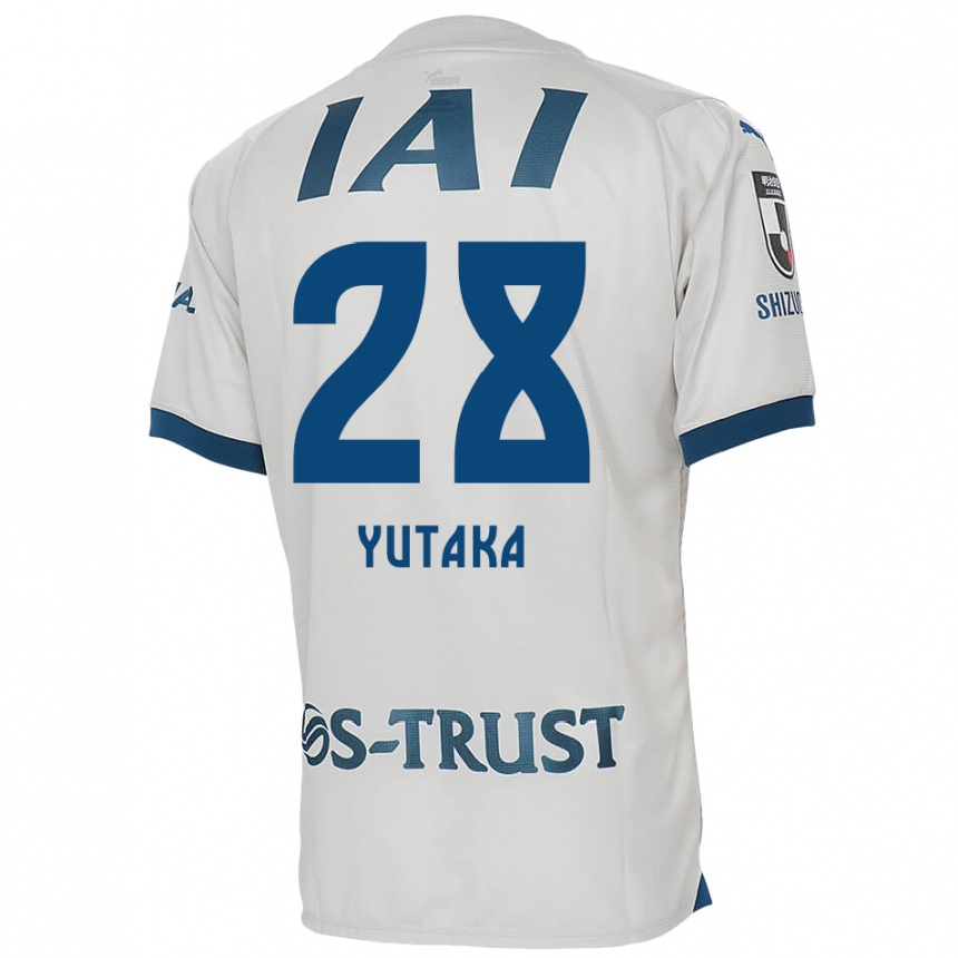 Kids Football Yutaka Yoshida #28 White Blue Away Jersey 2024/25 T-Shirt Australia