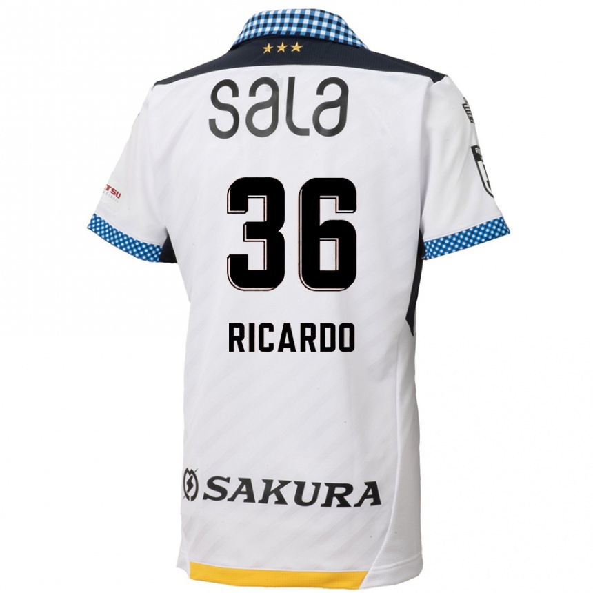 Kids Football Ricardo Graça #36 White Black Away Jersey 2024/25 T-Shirt Australia