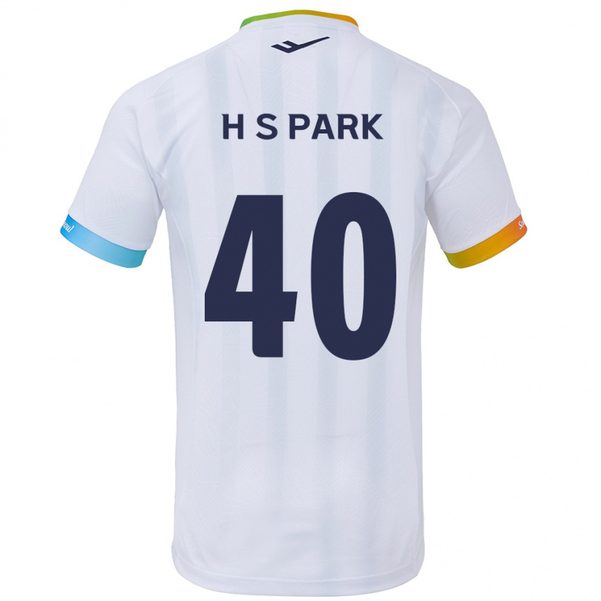 Kids Football Seong-Hun Park #40 White Blue Away Jersey 2024/25 T-Shirt Australia