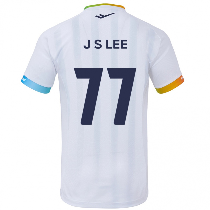 Kids Football Seung-Joon Lee #77 White Blue Away Jersey 2024/25 T-Shirt Australia