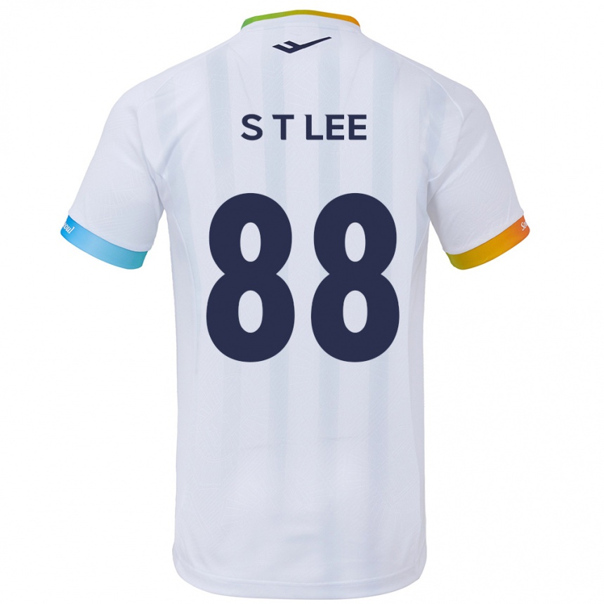 Kids Football Tae-Seok Lee #88 White Blue Away Jersey 2024/25 T-Shirt Australia