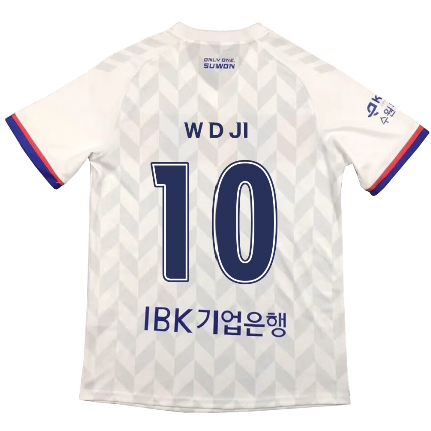 Kids Football Dong-Won Ji #10 White Blue Away Jersey 2024/25 T-Shirt Australia