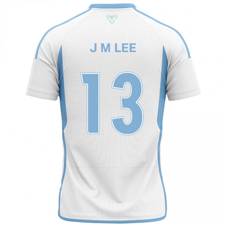 Kids Football Myung-Jae Lee #13 White Blue Away Jersey 2024/25 T-Shirt Australia