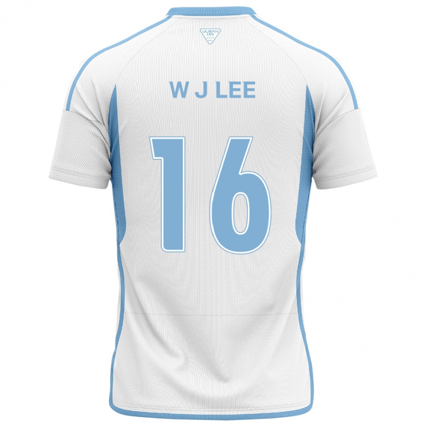 Kids Football Jae-Wook Lee #16 White Blue Away Jersey 2024/25 T-Shirt Australia