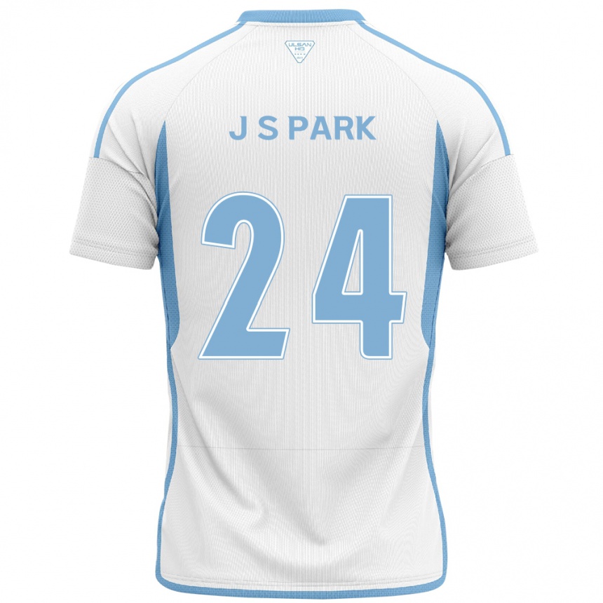 Kids Football Sang-Jun Park #24 White Blue Away Jersey 2024/25 T-Shirt Australia