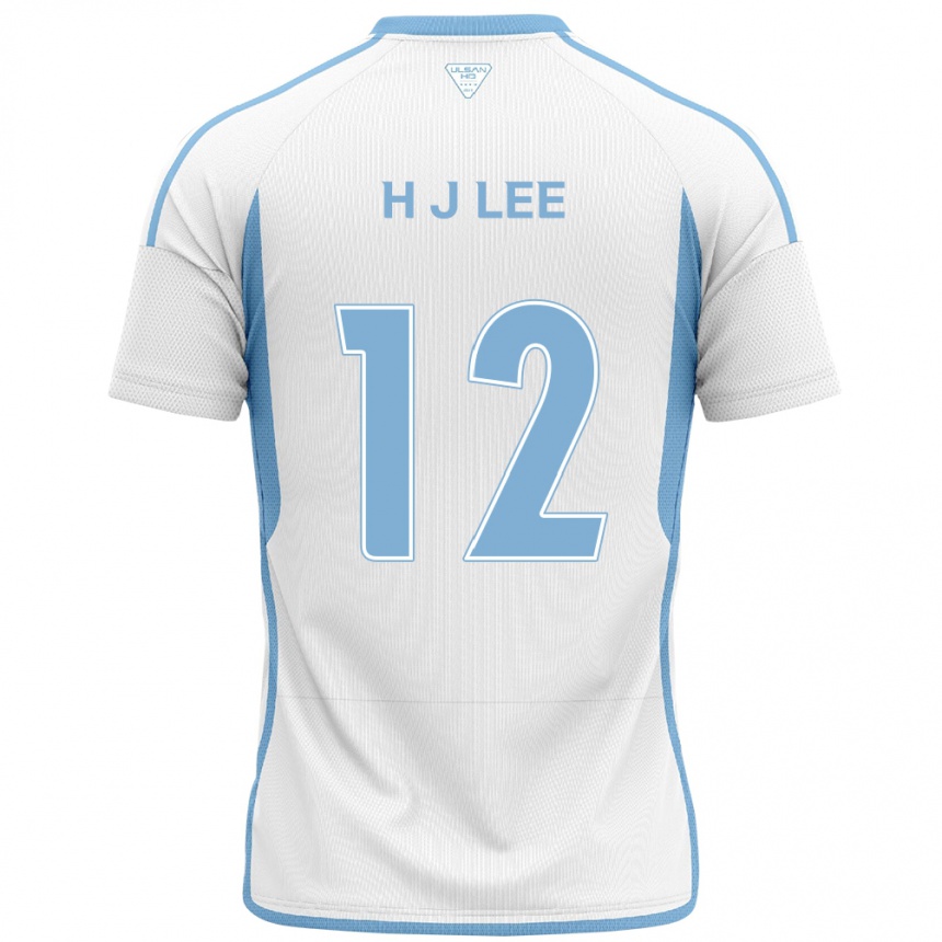 Kids Football Jae-Hyung Lee #12 White Blue Away Jersey 2024/25 T-Shirt Australia