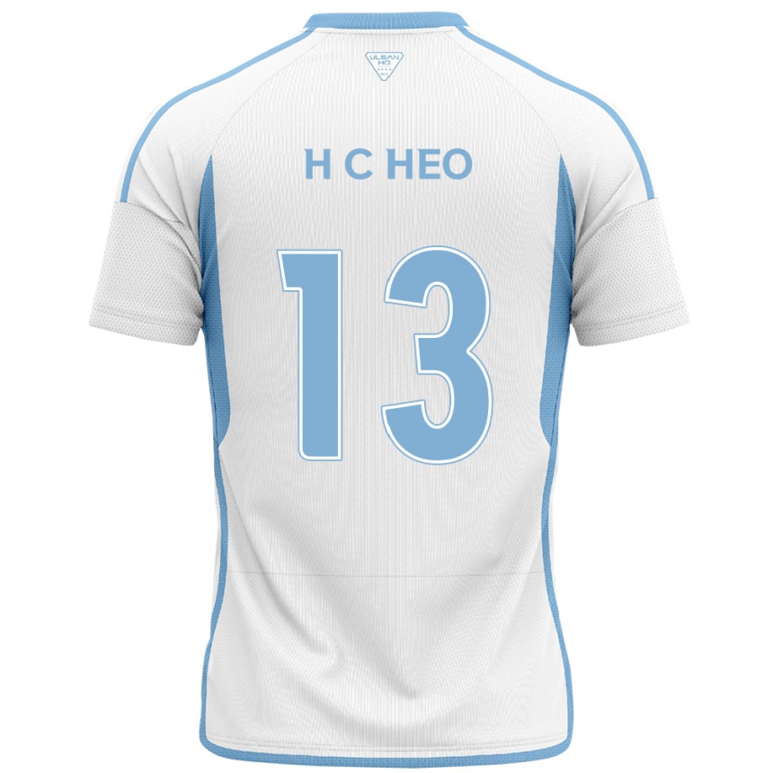 Kids Football Chan-Hoe Heo #13 White Blue Away Jersey 2024/25 T-Shirt Australia