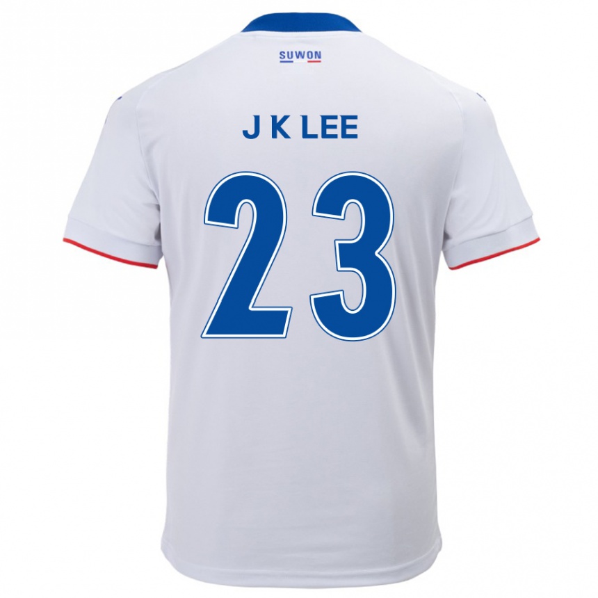 Kids Football Ki-Je Lee #23 White Blue Away Jersey 2024/25 T-Shirt Australia