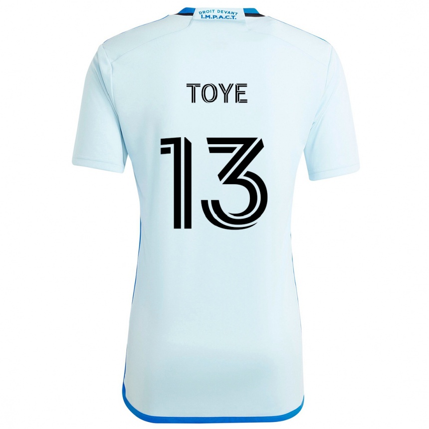 Kids Football Mason Toye #13 Ice Blue Away Jersey 2024/25 T-Shirt Australia