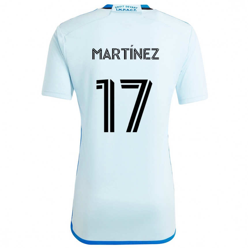 Kids Football Josef Martínez #17 Ice Blue Away Jersey 2024/25 T-Shirt Australia