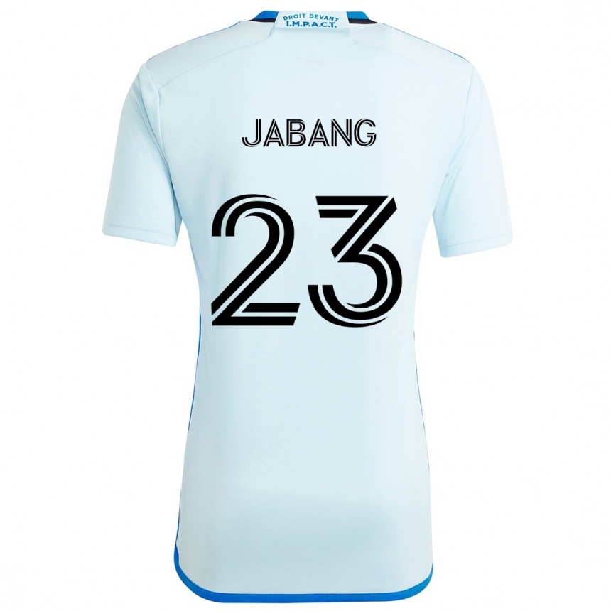 Kids Football Ousman Jabang #23 Ice Blue Away Jersey 2024/25 T-Shirt Australia