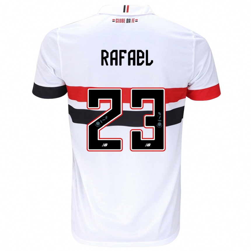 Men Football Rafael #23 White Red Black Home Jersey 2024/25 T-Shirt Australia