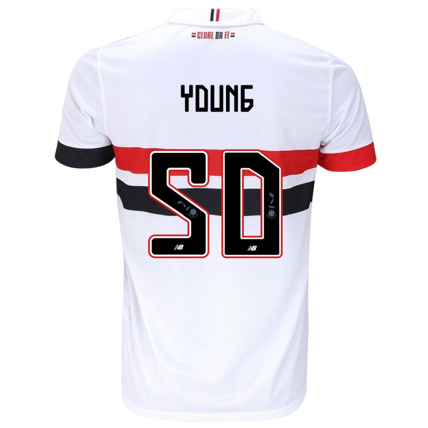 Men Football Young #50 White Red Black Home Jersey 2024/25 T-Shirt Australia