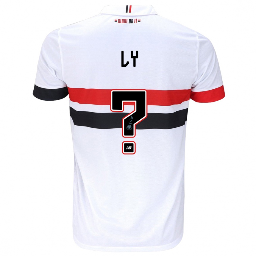 Men Football Iba Ly #0 White Red Black Home Jersey 2024/25 T-Shirt Australia